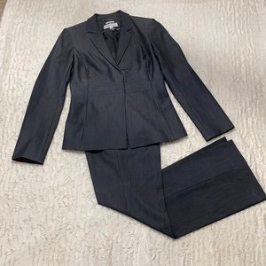 Calvin Klein charcoal suit, size 4